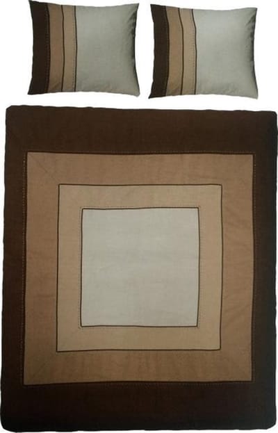 Essenza Denver Dekbedovertrek - Eenpersoons - 140x200/220 cm - Brown
