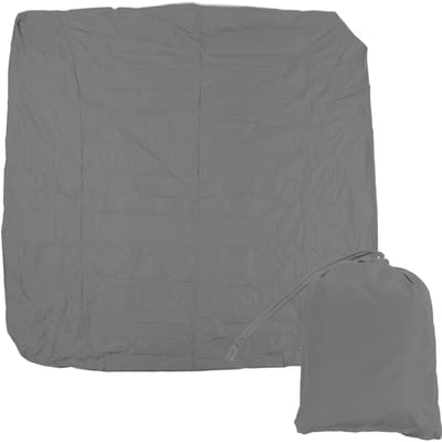 SPA Afdekking Vierkant Waterdicht 190 Zilver Gecoat Polyester Taff Weerbestendig Hot Tub Afdekking 207x207x30cm/81.5x81.5x11.8in grijs