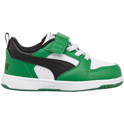 Puma Rebound V6 Lo Inf Sneakers - Jongens - Groen