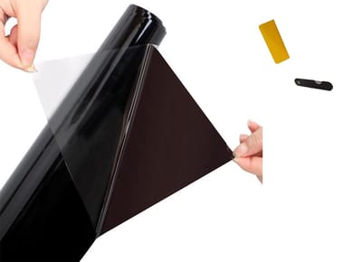 Auto Raamfolie - Zonwerende Autoruitfolies-Zelfklevend - 300x76 Cm