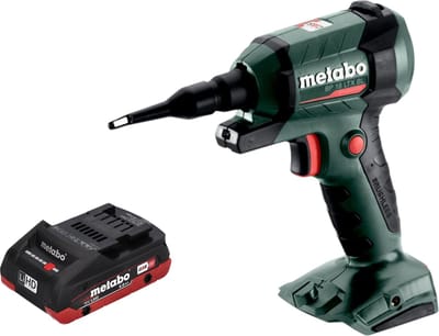 Metabo BP 18 LTX BL accu blaaspistool 18 V borstelloos + 1x LiHD accu 4.0 Ah - zonder lader
