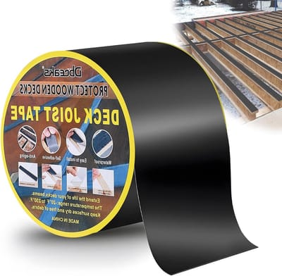 Waterdichte Butyl Tape voor Dakreparatie, 80 mm x 15 m, Zelfklevende Bitumen Sealing Tape voor Beams en Constructies