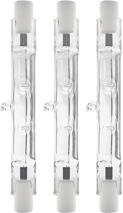 Modee R7s Halogeenlamp 78mm - 100W 900lm 230V - Staaflamp - Warm Wit Licht - Dimbaar - 3 Halogeenlampen