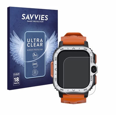 Savvies - Screenprotector voor Stahlgear Herkules - Folie Beschermfolie transparant 18 Stuks