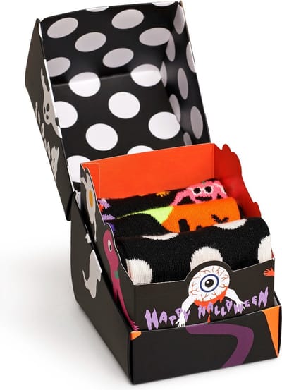 Happy Socks unisex halloween giftbox 3P multi