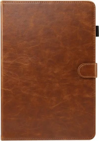 DrPhone IPH1 iPad Pro 12.9 (2020) Hoes – PU Lederen Case – Penhouder – Standfunctie – Kaartsleuf – Bruin