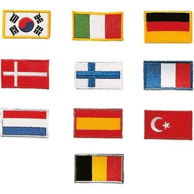 Geborduurde Vlag Badge Duitsland Kwon