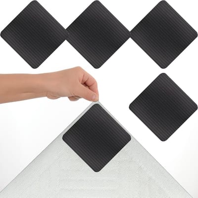 Tapijt pad grippers 4 stuks - non-slip mat - wasbare onderlaag - voorkomt verschuiven van tapijt - ShopVlot