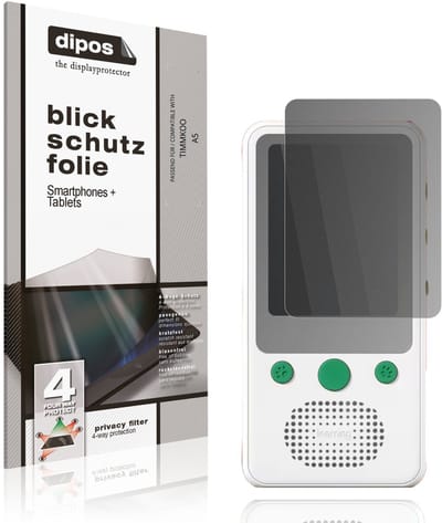 dipos – Matte Privacy Screenprotector geschikt voor TIMMKOO A5 | Anti-Spy Beschermfolie