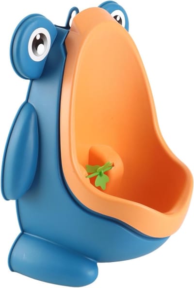 Kinder Urinoir - Plas Training - Zindelijkheidstraining Jongens - Cartoon Vorm - 30 x 20 x 15 cm - Blauw