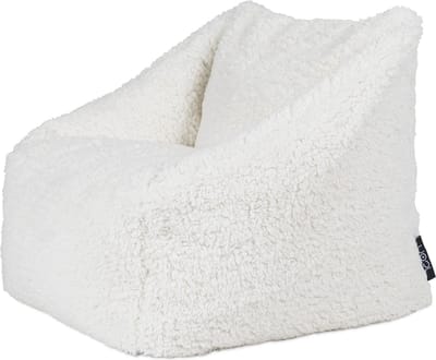 icon - Natalia Kinderzitzak Stoel - Fluffy Pluche Teddy - Wit