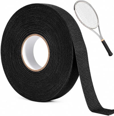 Antislip gripband 25 m × 25 mm, zelfklevende sportgreepband voor badminton, golf en tennis, slijtvast en duurzaam