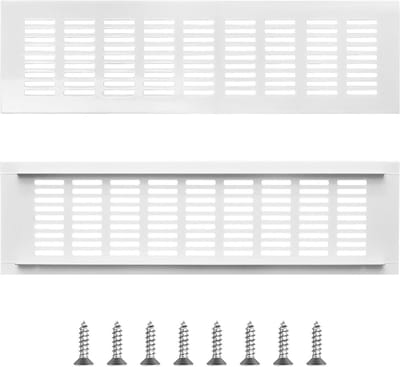 Ventilatierooster Deur - Afvoerrooster - Ventilatie Verbeteren - Aluminium Constructie - 800 x 400 mm - Aluminium