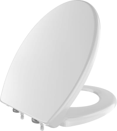 Toilet Deksel - Zitting Toilet - Badkamer Vernieuwen - Zacht Sluitend - 45 cm - Wit