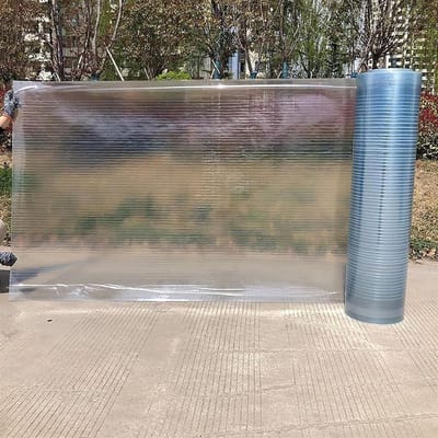 Dakplaat - Glasvezelplaat - Tuin Overkappen - Slagvast en UV-bestendig - 1 x 3 meter - Transparant