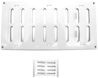 Ventilatierooster 300 x 150 mm - Metaal met Schuifregeling - Voor Binnen en Buiten
