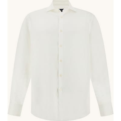 linnen shirt man wit