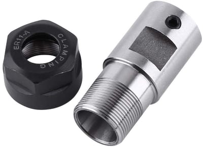 Dailygoody - Motoras Spindelverlenging - Precisie Toolhouder - 8MM - Geschikt voor Frezen - Hoogwaardige Kwaliteit - Ideaal voor Hobbyisten - Geschikt