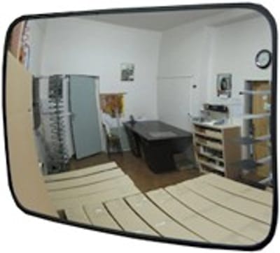 Convex Binnenspiegel 600x800mm rechthoekig model 12 meter blikveld