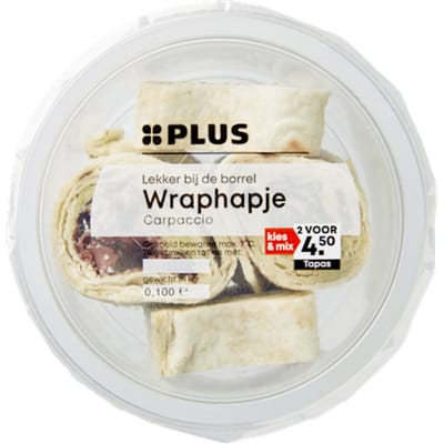 Wraphapje Carpaccio