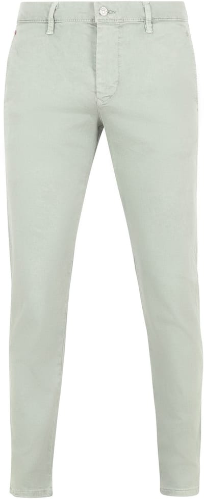 Mac Jeans Driver Pants Lichtgroen - Maat W 35 - L 32 - Heren - Chino