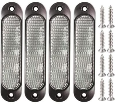 Vier witte 12V-24V zijmarkeringslichten aan de voorzijde, 27 LED-verlichting voor trailers en LED-richtingaanwijzers voor parkeerborden en trailers aan de achterzijde, geschikt voor vrachtwagens, bussen, boten, campers, SUV's en UTV's (dengyank).