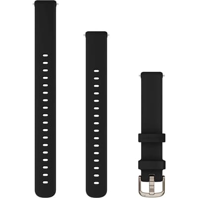Garmin Siliconen bandje - Garmin 14 mm aansluiting - Zwart