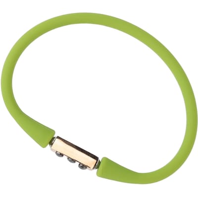 Heren Dames Negatieve Ion Balans Energie Armband Magnetische Therapie Siliconen Sport Polsband voor Basketbal Groen groen