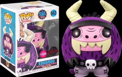 POP! Animation Eduardo Flocked 943 Foster's Home for Imaginary Friends Exclusive