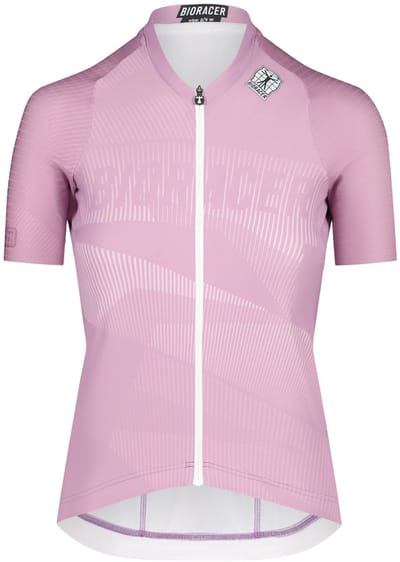 BIORACER Icon - Fietsshirt Zomer - Dames - Roze - Korte Mouw - Ademend & Aerodynamisch - Maat XL