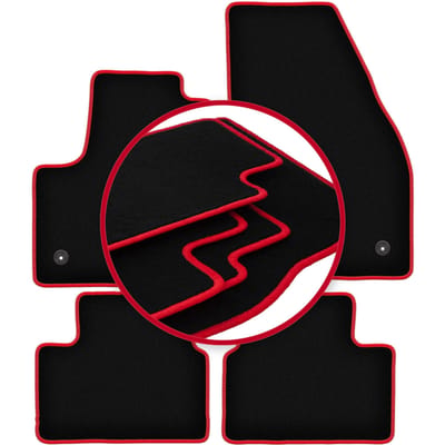 CARLUX-RED automatten voor: Opel Meriva B minivan (2010-2017)