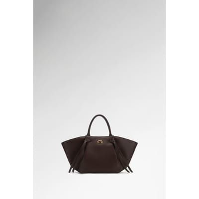 GUESS schoudertas handtas Allegra Girlfriend Satchel Brown donkerbruin