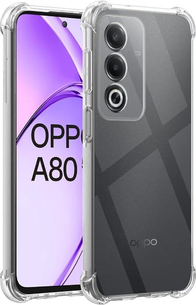 Hoesje geschikt voor Oppo A80 5G - Techsuit Shockproof Silicone Back Cover - Transparant