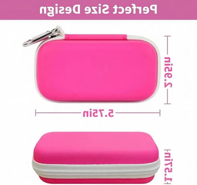 Kindertasje voor VTech KidiZoom Snap Touch - Roze Opbergzak voor Kinder Smartphone, Digitale Camera en USB Kabel - Ideaal voor Speelgoed en Creatieve Foto's