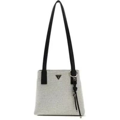 GUESS schoudertas Alice Small Tote Natural / Black crème