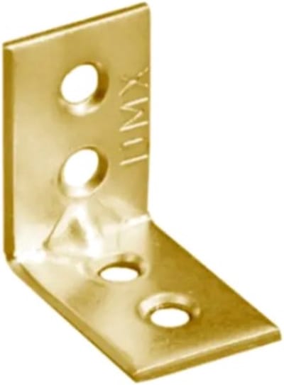Wovar Stoelhoek Geel Verzinkt 25 x 25 x 17 mm | Doos 50 stuks