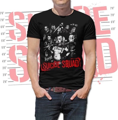 SUICIDE SQUAD - T-Shirt Suicide Theme - Men (M)