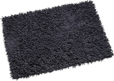 Wicotex - Badmat Classic Pure excellent Antraciet - Antislip onderkant - Afmeting 60x90cm