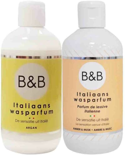 B&B Italiaanse Wasparfum Argan & Amber Musk Pakket
