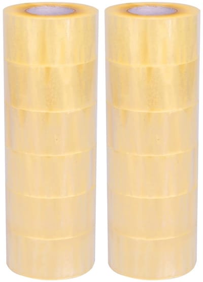 12 Rollen Sterke Brede Verpakkingstape PP Transparant 48mm x 150m Sterke Plakband