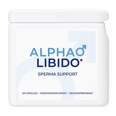Alpha Libido - Sperma Support - Sperm Booster – Meer & Betere Spermakwaliteit | Ondersteunt Mannelijke Vruchtbaarheid & Testosteron | 60 Pillen