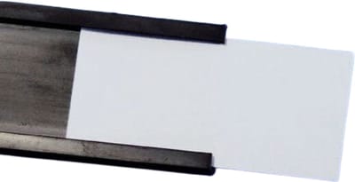 3x Magnetische etikethouder - 90 x 30mm - C profiel