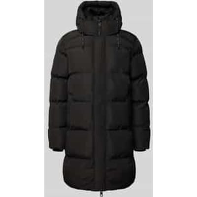 Superdry Sportieve Puffer Jas Met Capuchon Zwart Grootte: XL