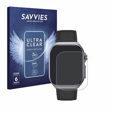 Savvies - Screenprotector voor Knauermann Pro 3 Fan Edition 2025 (rechthoekig) - Folie Beschermfolie transparant 6 Stuks