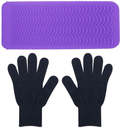 Dailygoods- Afdekking Siliconen Warmte-Isolerend - Anti-Scalding Handgreep - Zwart/Bruin - 29 x 14 cm - 1 stuk - Comfortabel en Praktisch