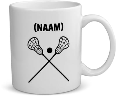 Akyol - lacrosse met eigen naam koffiemok - theemok - Sport - lacrosse - sport - 350 ML inhoud