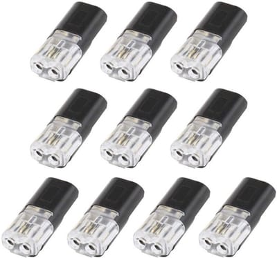 Allecto - Draadconnector - 10Pcs Dual Wire Terminal Block - 2 Pin