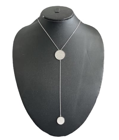 N3 Collecties 925 Zilver Rond Hanger Ketting Voor Dames en Meisjes