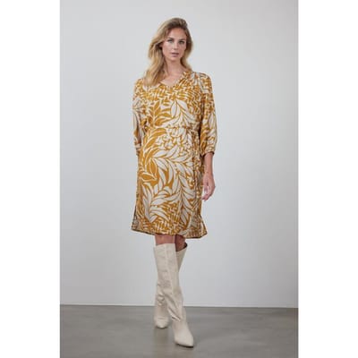 DIDI Tunic Elvi Brown With Oasis Print Maat: 38 | Blousejurken Outlet | Dames | Wit