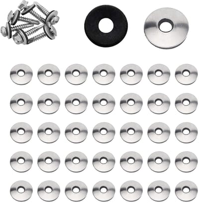 Multiple Modellen RVS Neopreen EPDM Gehechte Afsluitring Set - 50 Stuks 5.5x19mm, Waterdicht en Duurzaam